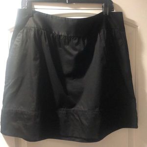 Chic Black A-Line Mini Skirt from Loft
